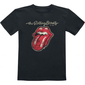 T‑shirt The Rolling Stones – Metal‑Kids Classic Tongue (92–164) Noir