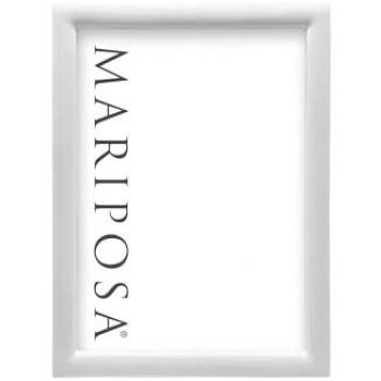 5x7 Mariposa White Frame