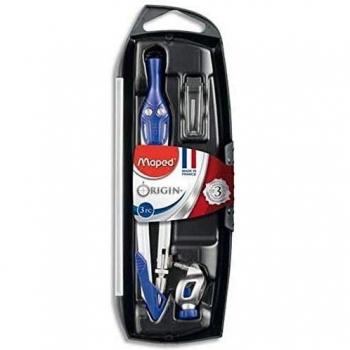 MAPED Compases Origin Estuche compuesto de 3 piezas 305811, (1 u.)