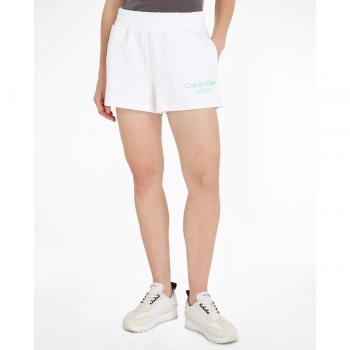 Calvin Klein Jeans Damen Sportshorts Relaxed Fit Weiß J20J223136