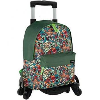 Mochila primaria Minecraft Crazy con carro Toybags