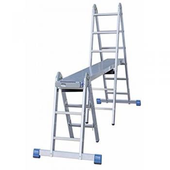 STABILO Gelenk-Sprossen-CombiLeiter 2x3 und 2x6 Sprossen