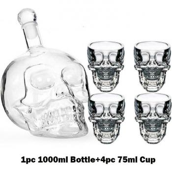 Botellas Vino & Vodka Calavera