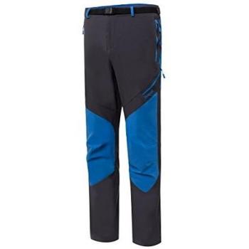Pantalones Trekking Izas Ilde para Hombre, Gris Oscuro/Azul Cian, Talla XXL