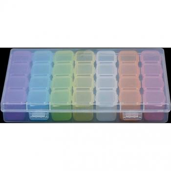 28-Compartment Weekly Pill Holder