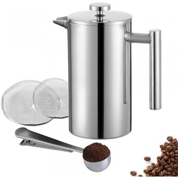 Meelio 18/8 Stainless Steel French Press