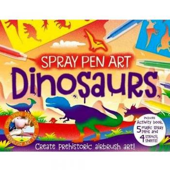 Dinosaurs Spray Pen Art