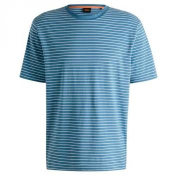 BOSS T‑shirt uomo a righe Blu – modello 50499334
