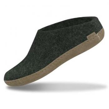 Glerups Hausschuhe Filz Unisex Forest