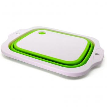 Outdoor Camping Folding Cutting Board and Basin