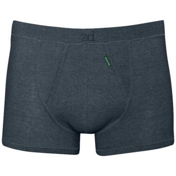 Boxer Shorty de Algodón ZD para Hombre (M, Grafito)