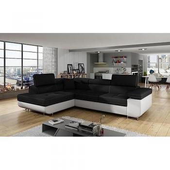 ELTAP 4-Sitzer Ecksofa Anton mit Schlafsofa