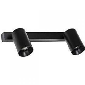 Aplique de pared Stan 2xGU10 Negro 43743 Faro Barcelona