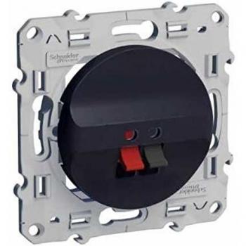 Odace prise haut-parleur 1 voie Antracite | StockPro