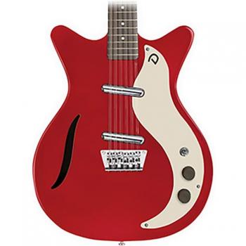 Danelectro 59 DANO 12 cordes métalliques rouges