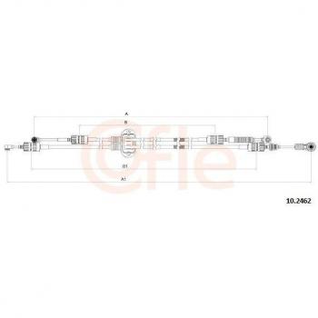 Comando Manuale COFLE 10.2462 – Cavo