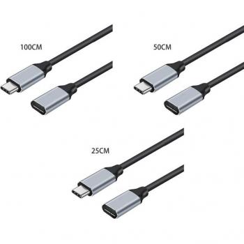 Extensor USB‑C Hembra a Macho Ultra‑Rápido