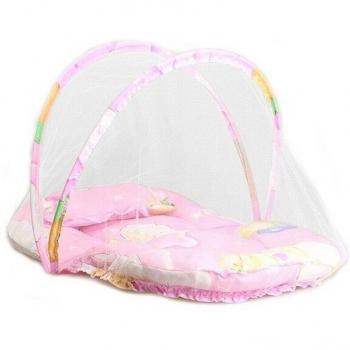 Cuna Portátil para Infantes con Malla Mosquitera