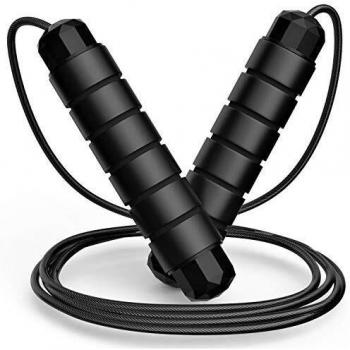 FITFORT Profi-Jump Rope: Einstellbar, Kugellager, rutschfeste Griffe