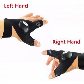 Waterproof Fishing Glove with LED Light