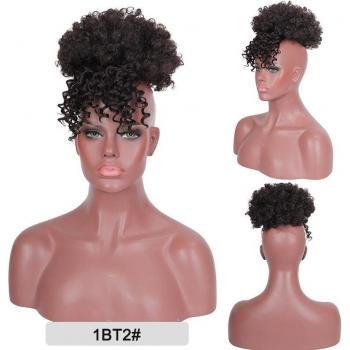 Easy Updo Afro Kinky Bun