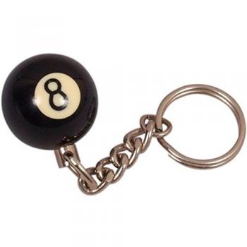 Porte-clés boule de billard 25 mm N°8