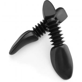 Black Plastic Spring Shoe Tree Holder