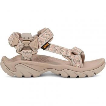 Teva Damen Trekking Sandale Terra Fi 5 Beige 41