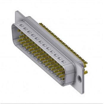 D-SUB Plug 180°, 50 Pins, Solder Bucket by Deltron