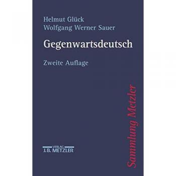 Helmut Glück Gegenwartsdeutsch