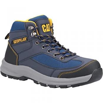 Caterpillar Elmore Mid Navy Safety Hiker Boots for Men