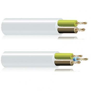 Cable Paralelo Audio Blanco 2x0,50mm Bobina Pequeña Ø150x60mm 100mts