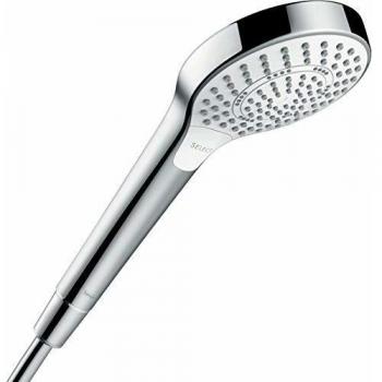 Hansgrohe Croma Select S Multi Handbrause 26801400 weiß chrom, EcoSmart 9 l, DN15, Brausekopf Ø110mm