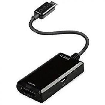 Adaptador MHL-HDMI SBS para dispositivos móviles, negro