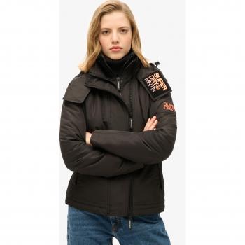 Superdry Cappotto da Escursionismo Nero/Rosa XL