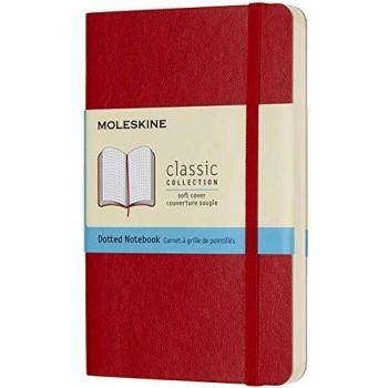 Moleskine Classic Soft Dotted Red Notebook