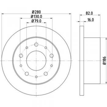 HELLA PAGID 8DD 355 108-981 Bremsscheiben-Set