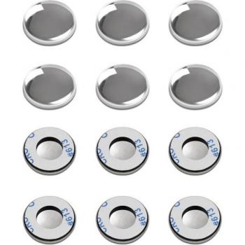 Set de 12 Cubiertas para Tornillos de Cerradura de Puerta