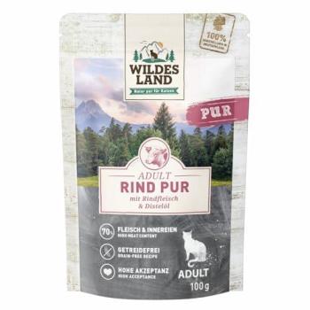 Wildes Land Rind‑Distelöl‑Komplex – 60 × 100 g für Katzen