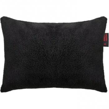 Termocuscino Warmy con Tessuto Teddy – 45×65 cm, Colore Nero
