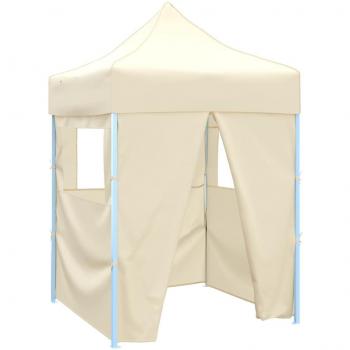 Carpa Plegable Profesional 4 Paredes Acero 2x2m