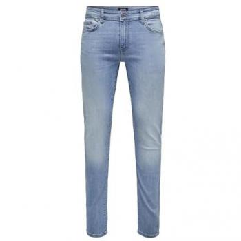Jeans Denim Slim Fit Only & Sons 8263 LBD Azul