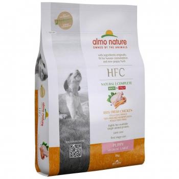 Almo Nature HFC Puppy Crocchette Pollo Cani Cuccioli Taglia Media e Grande Sacco 8kg