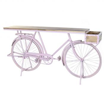 Bicicletta di ingresso DKD Home Decor Rosa Chiaro 180 X 41 X 94 CM