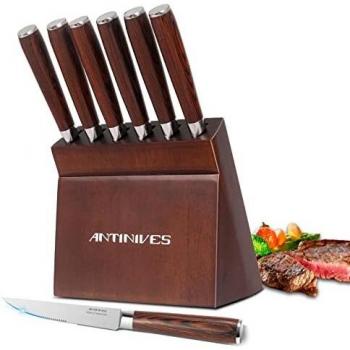 Set de Couteaux en Acier Inoxydable Allemand Maitrise du Steak