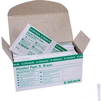 B Braun 100 pastilles d'alcool