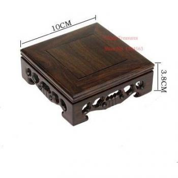 Compact Wooden Base for Seal Stamp