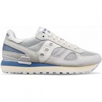 Chaussures Saucony Shadow Original – Femme, Gris Lumineux/Blanc Crème, 37