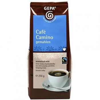 Kaffee Camino, gemahlen