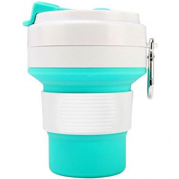 350ML Retractable Silicone Cup